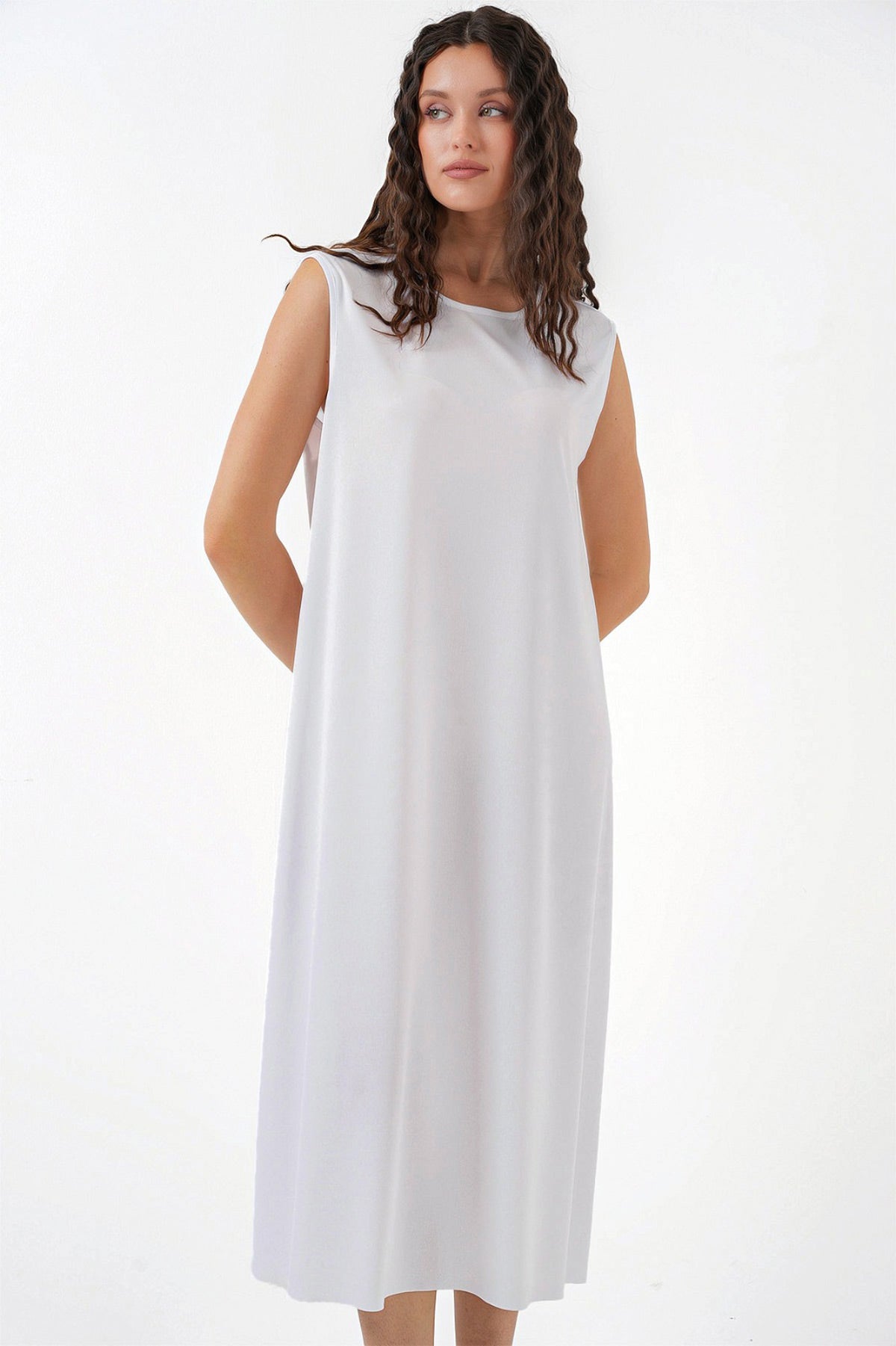 <tc>Fond de robe sans manches long avec doublure - 2536</tc>