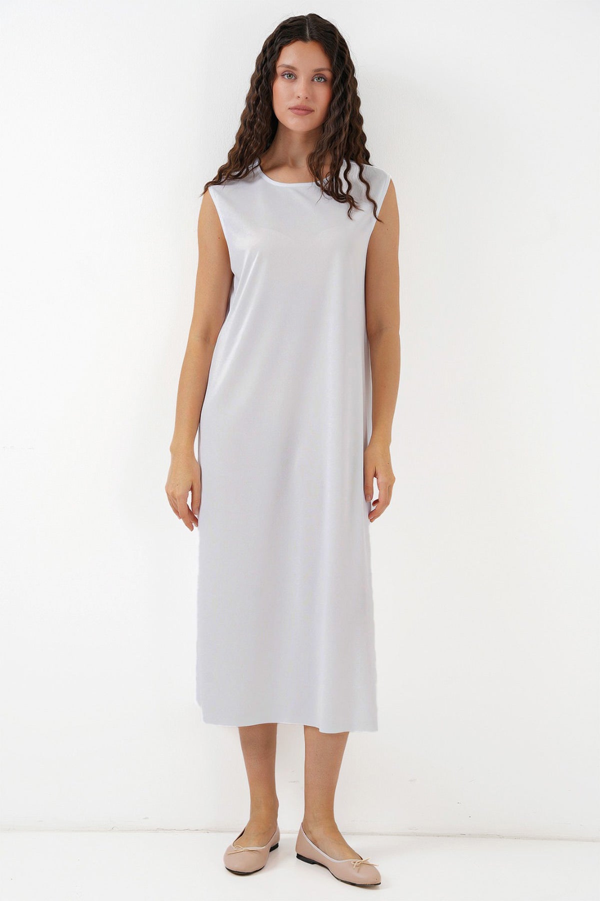 <tc>Fond de robe sans manches long avec doublure - 2536</tc>