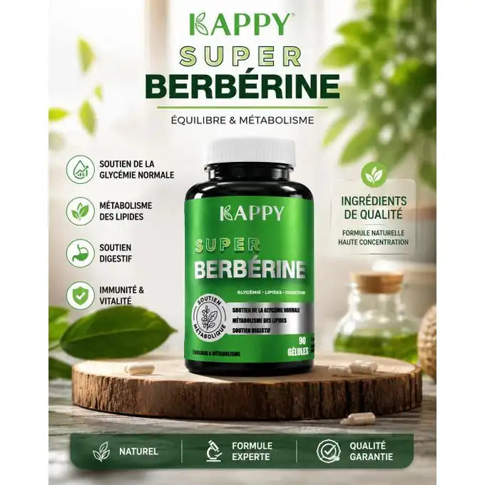 Super Berbérine – 90 Gélules | Métabolisme & Digestion