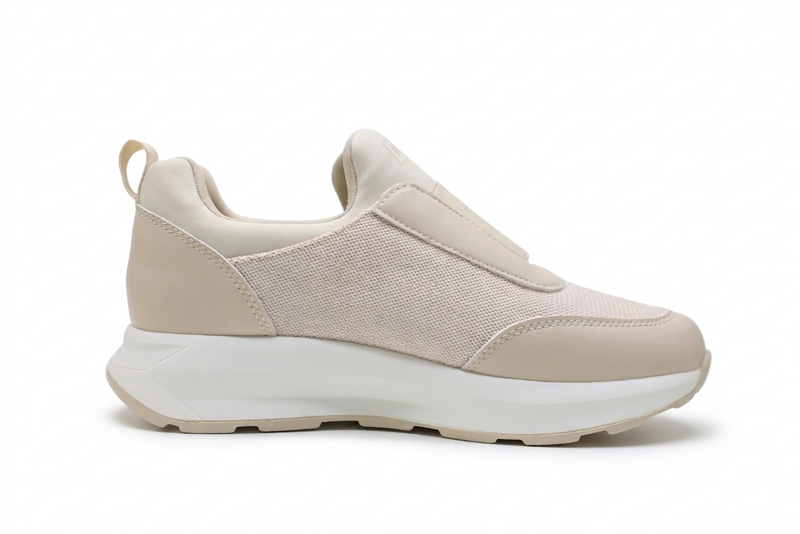 Baskets Slip-On Femme Respirantes à Semelle Épaisse Confort