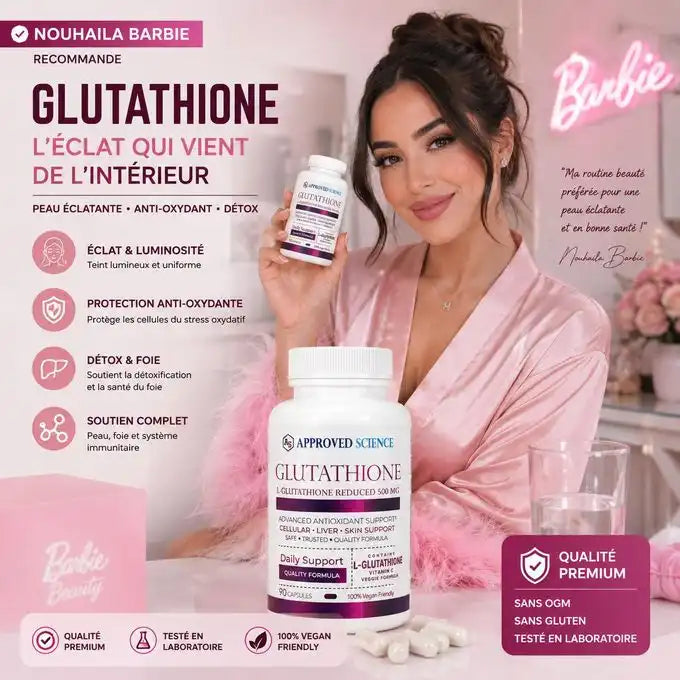 Glutathion 500 mg + Vitamine C – 90 Capsules