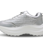 Baskets Plateforme Femme Chunky Effet Tressé Confortables