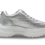 Baskets Plateforme Femme Chunky Effet Tressé Confortables