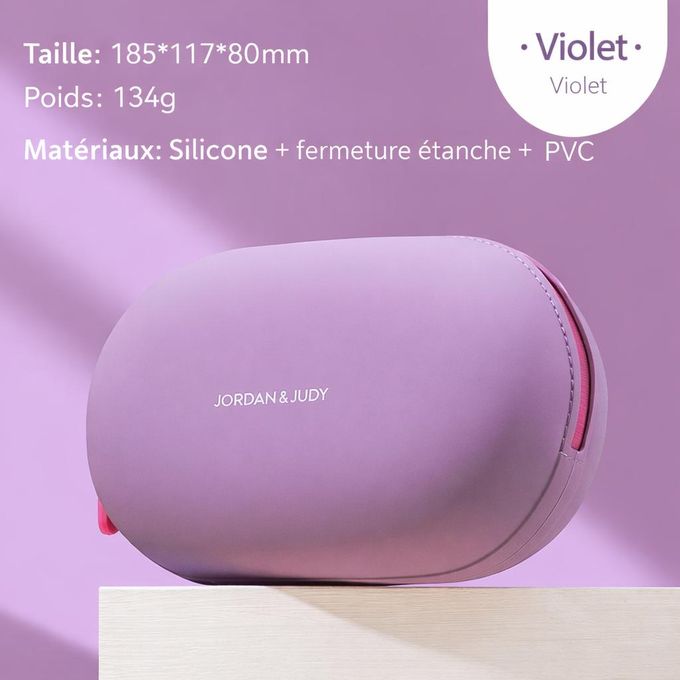 Trousse de Voyage Silicone – Format Compact, Grande Capacité, Idéale Déplacement