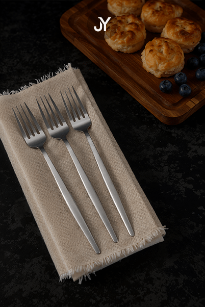 Paris 6'lı Paslanmaz Çelik Tatlı Çatalı - 18/10 Stainless Steel - Justyol