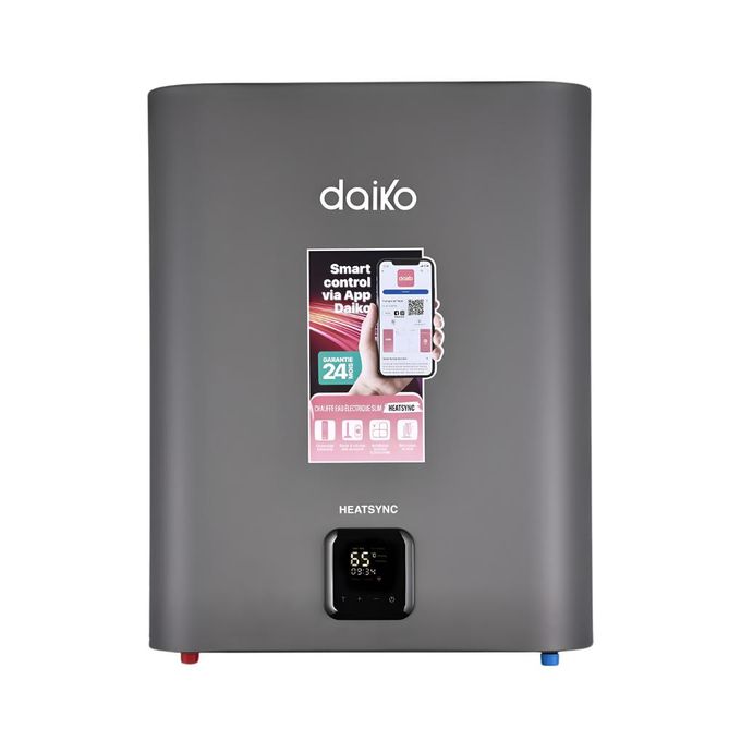 Daiko Chauffe-eau 30L Électrique Wi-Fi, Écran Tactile + Télécommande