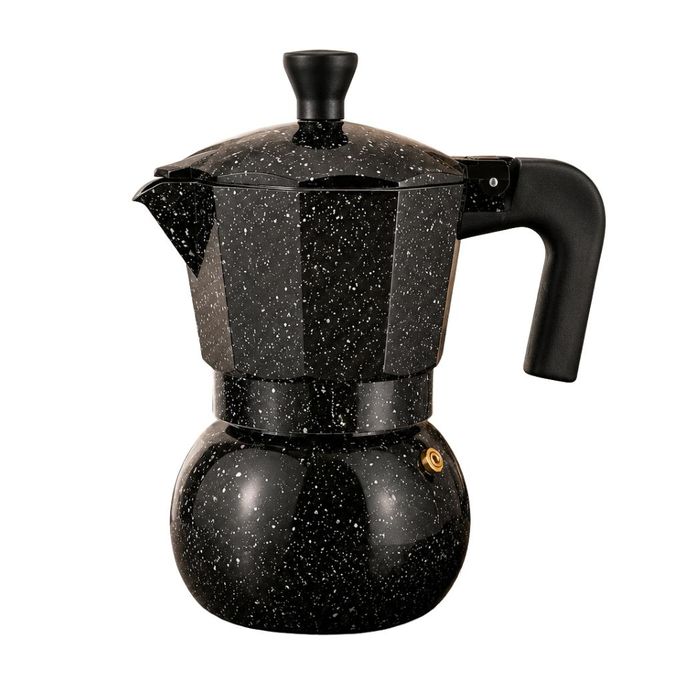 Kenz Cafetière Italienne 3 Tasses Effet Pierre