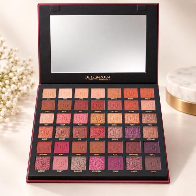 Palette de fards à paupières 42 Couleurs 22CM professionnelle Haute pigmentation – RICH RICH