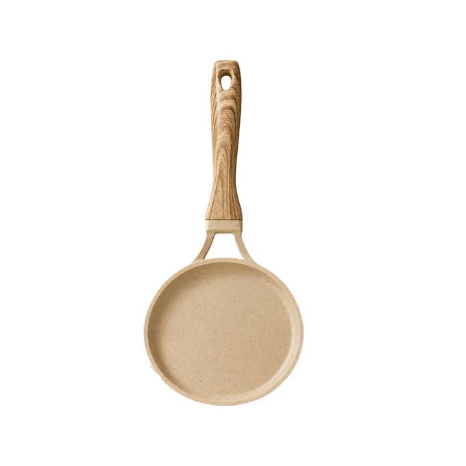 Kenz Poêle à Crêpes 20 cm Antiadhésive avec Revêtement Effet Pierre
