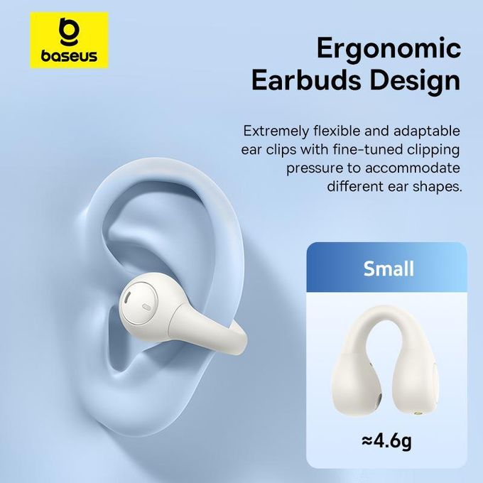 Baseus AirGo AS01 Écouteurs Bluetooth 5.3 Open Ear Sport