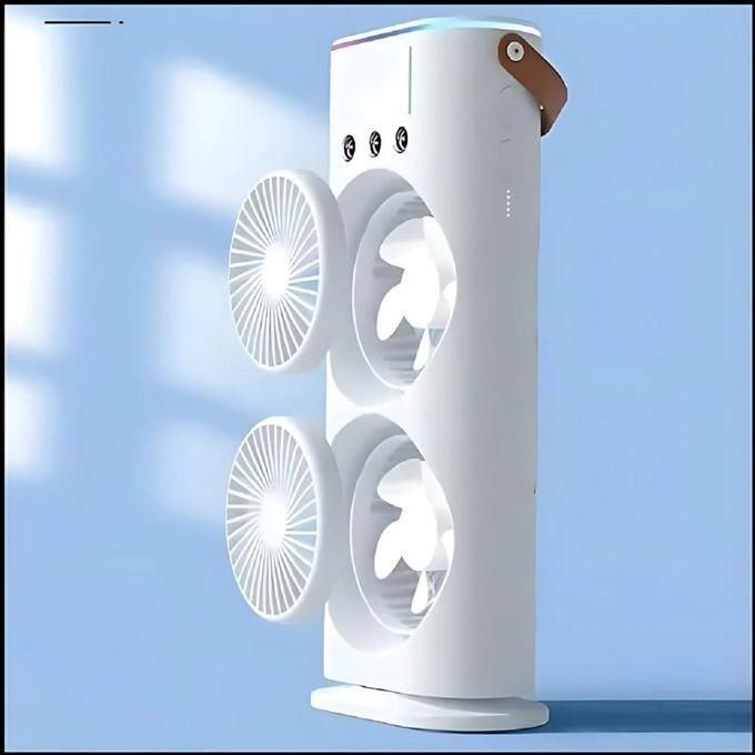 Brise Rafraîchissante et Mobile : Le Ventilateur de Bureau à Brumisation