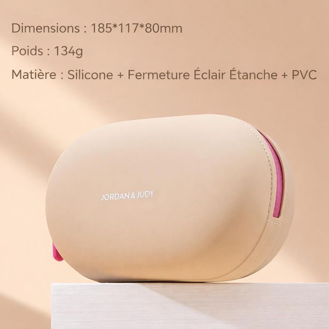 Trousse de Voyage Silicone – Format Compact, Grande Capacité, Idéale Déplacement