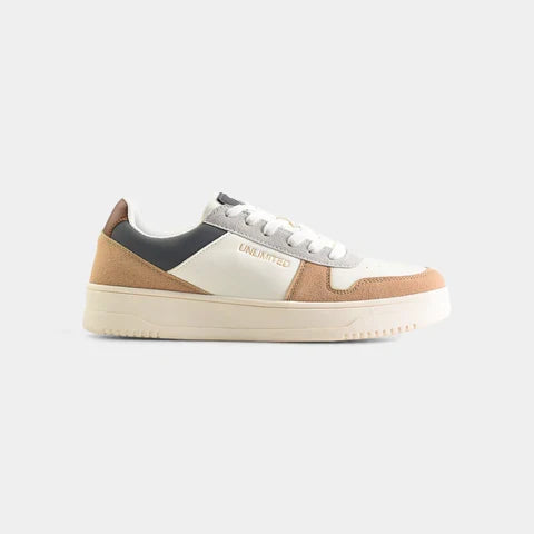 Baskets Homme à Lacets avec Empiècements Contrastés - SHO25GSFL25634TM1