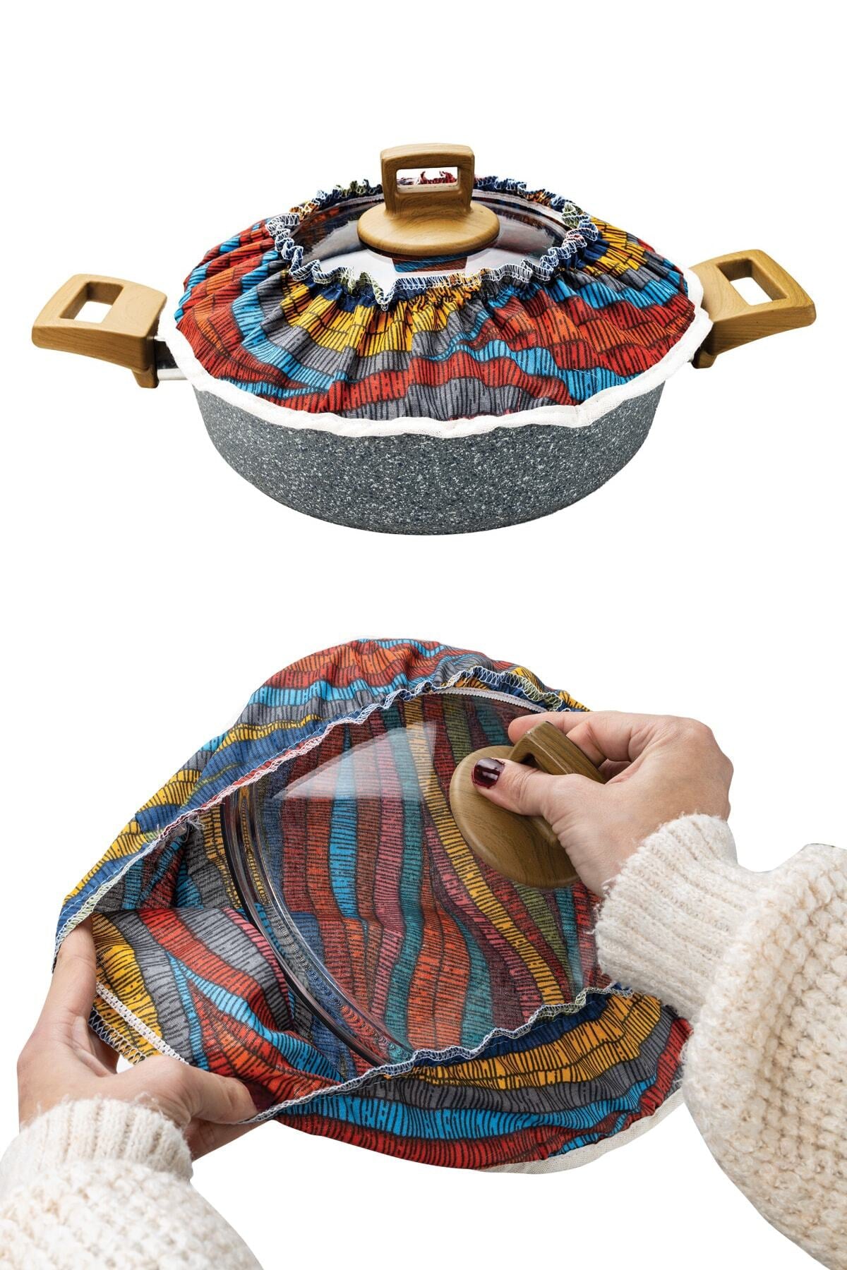 <tc>Couvre-riz pour cuisson vapeur – bonnet de casserole Demlematik</tc>