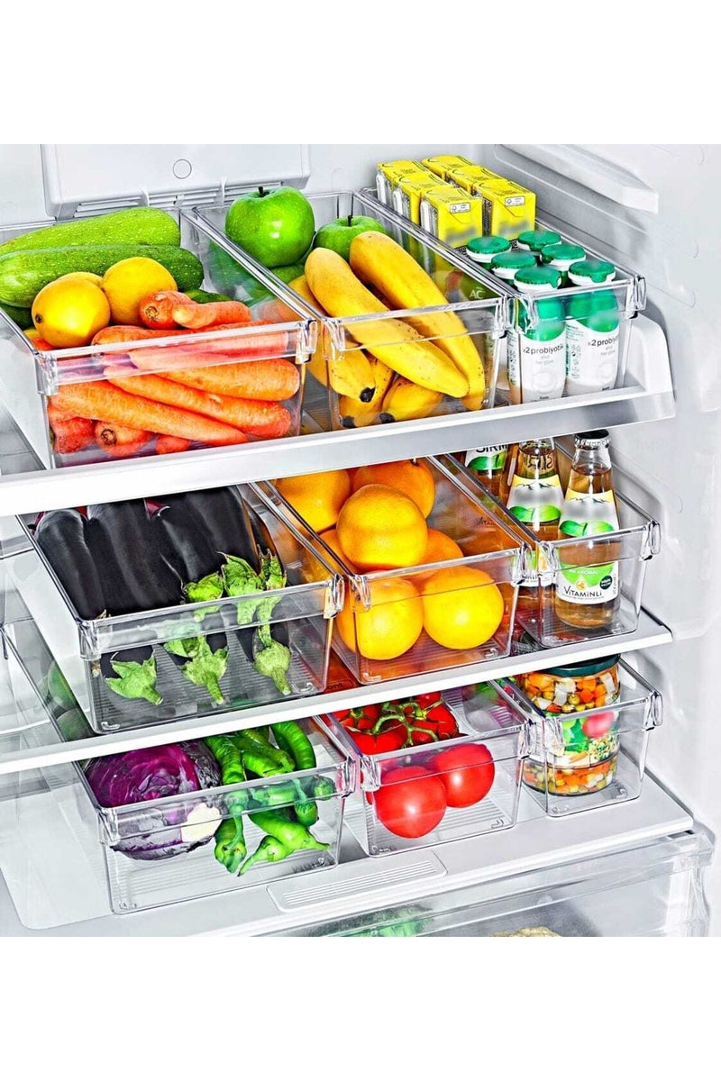 Organisateur Maxi Transparent pour Réfrigérateur & Armoire - 3 Pièces
