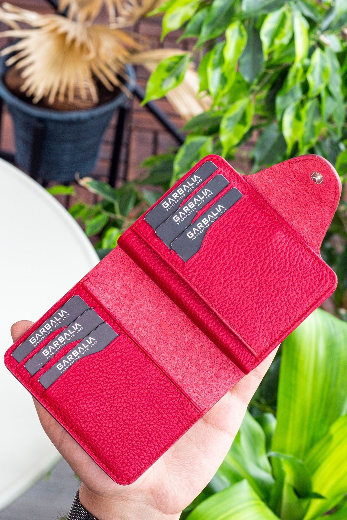 Luzern Hakiki Deri Ek Kartlıklı Mürdüm Unisex Cüzdan - Justyol