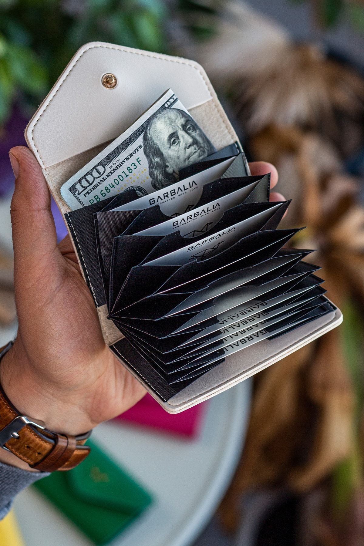 Lviv Vegan Deri Akordiyon Kadın Cüzdan Kartlık - Justyol