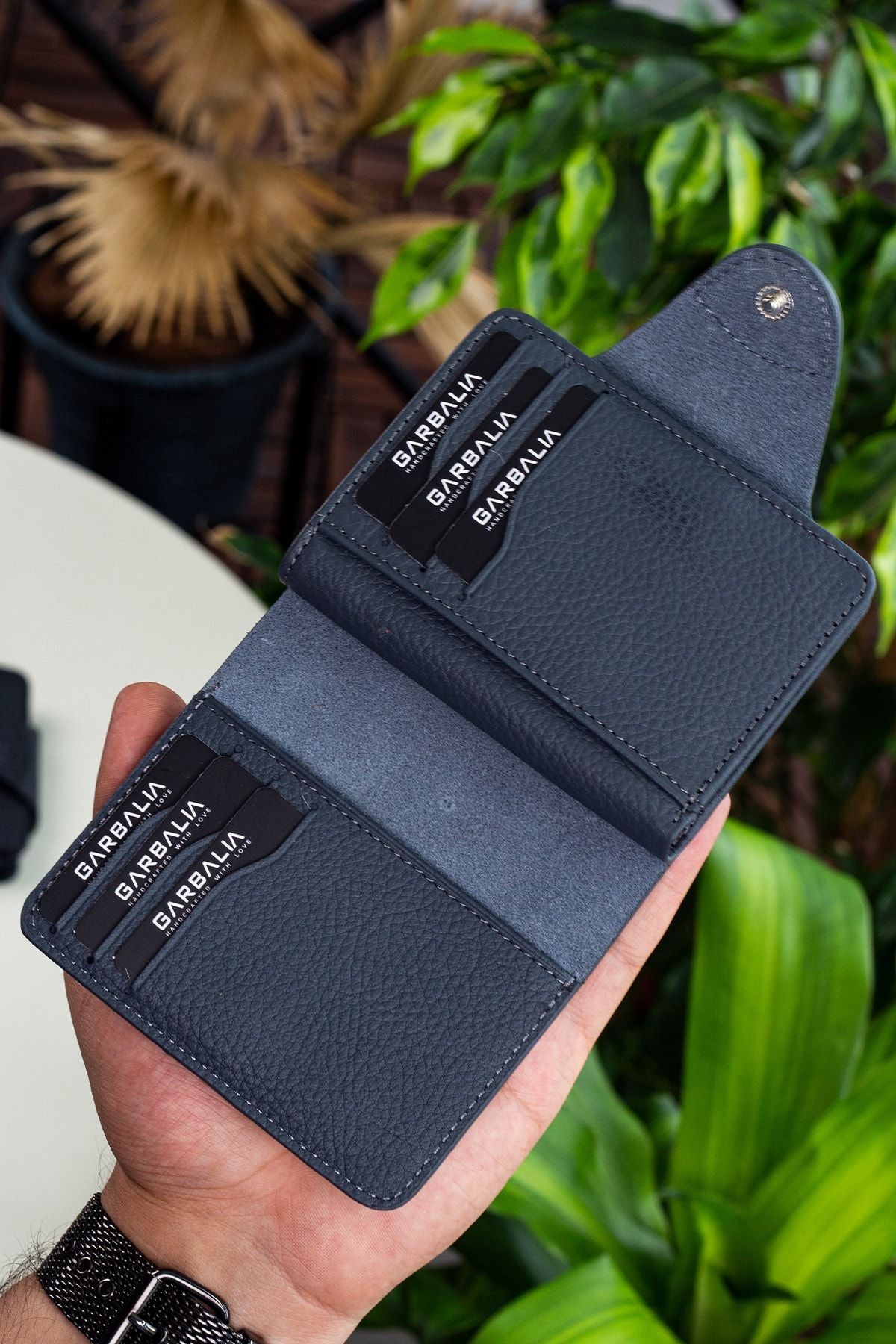 Luzern Hakiki Deri Ek Kartlıklı Mürdüm Unisex Cüzdan - Justyol