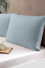 Pierre Cardin 2'li Pamuk Saten Yastık Kılıfı Gri Pierre Cardin