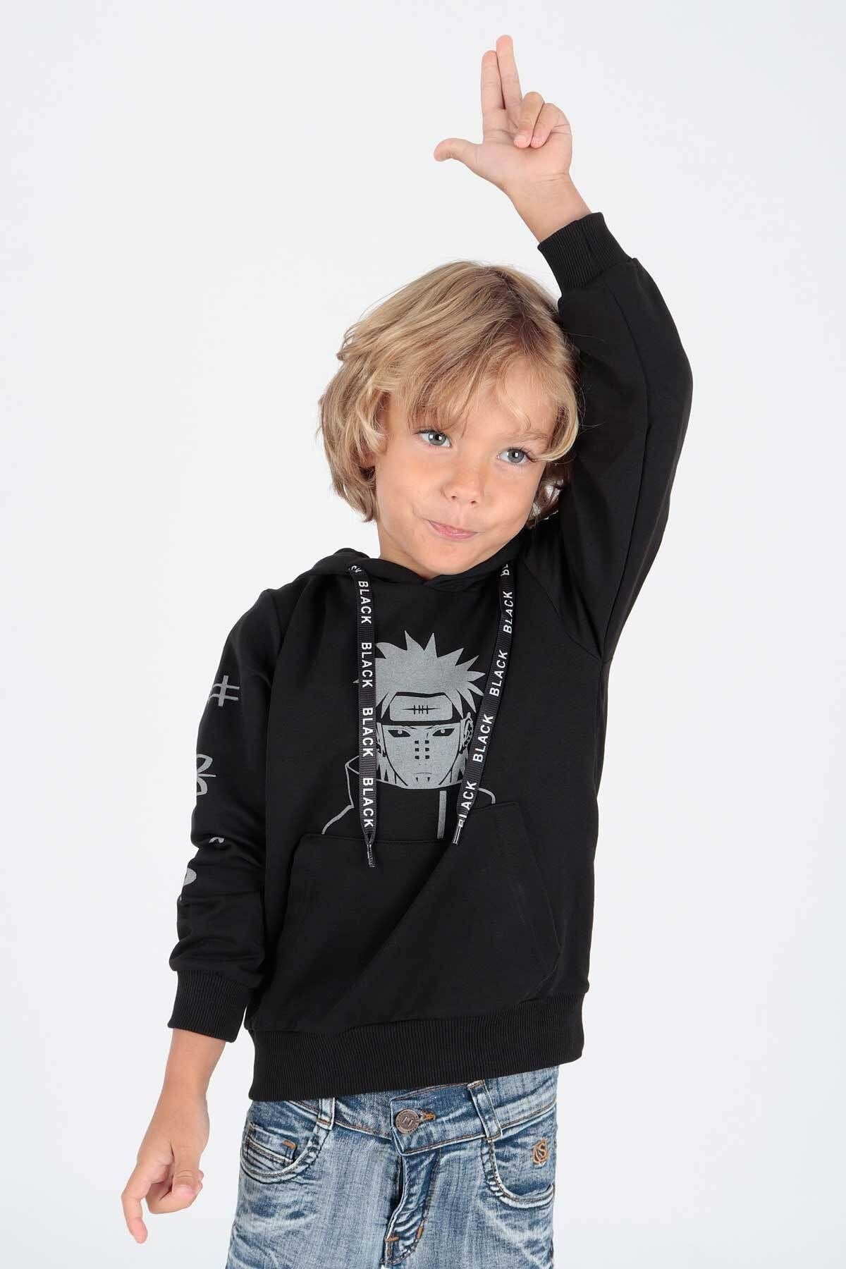 ahenk kids erkek noruto baskili sweat ak222442