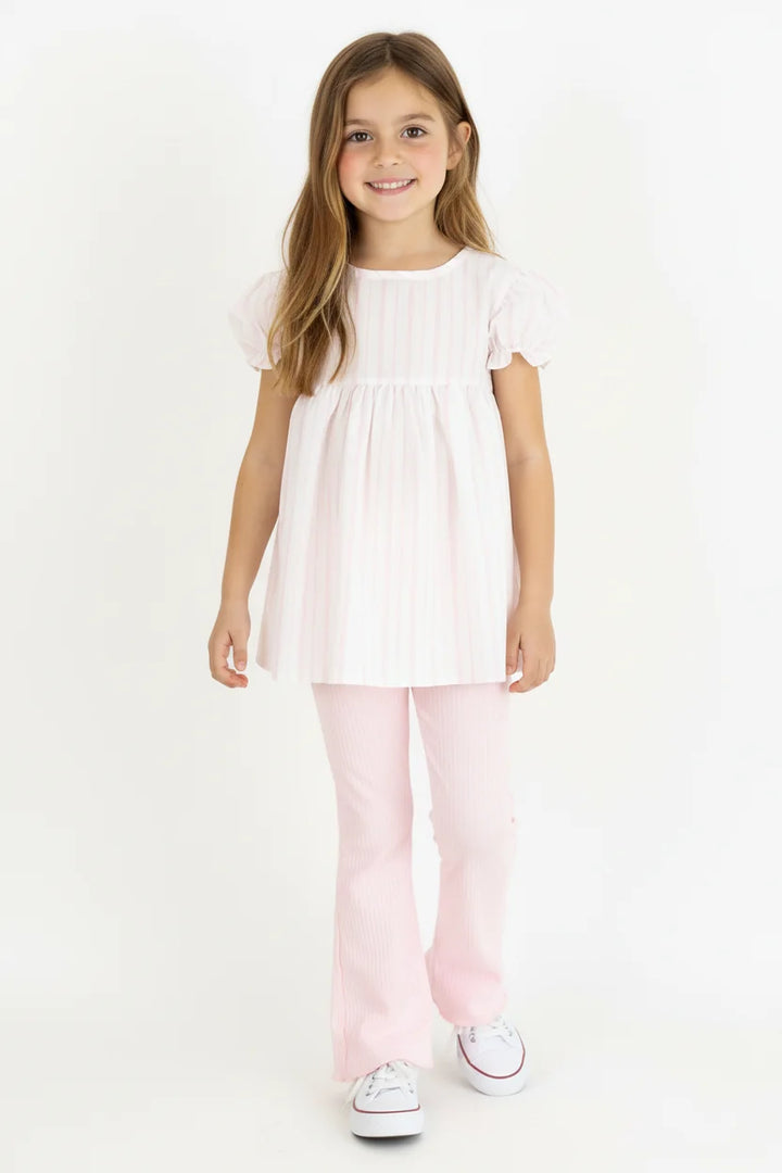 Ensemble Fille 2 Pièces à Manches Bouffantes