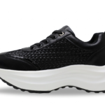 Baskets Plateforme Femme Chunky Effet Tressé Confortables