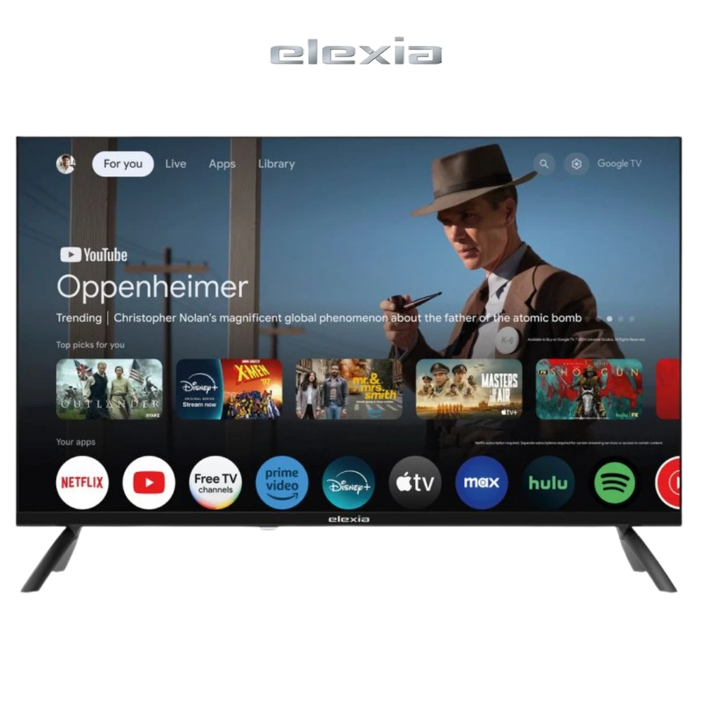 TV 43″ Full HD Android TV, images nettes et connectivité avancée.