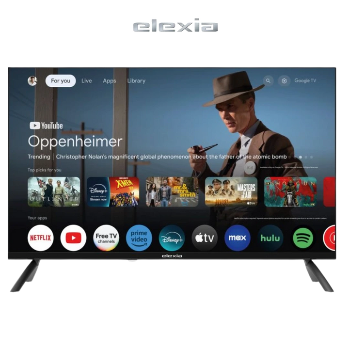 TV 43″ Full HD Android TV, images nettes et connectivité avancée.