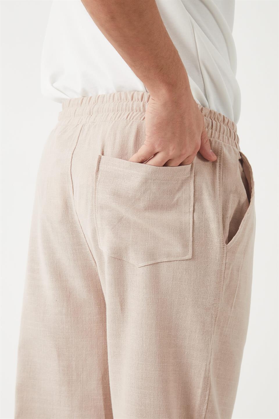 pantalon baggy homme coton léger respirant - Justyol