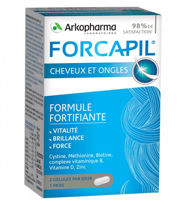 Forcapil Cheveux Et Ongles - 60 Gelules