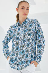 <tc>Chemise à motif graphique 3721.</tc>