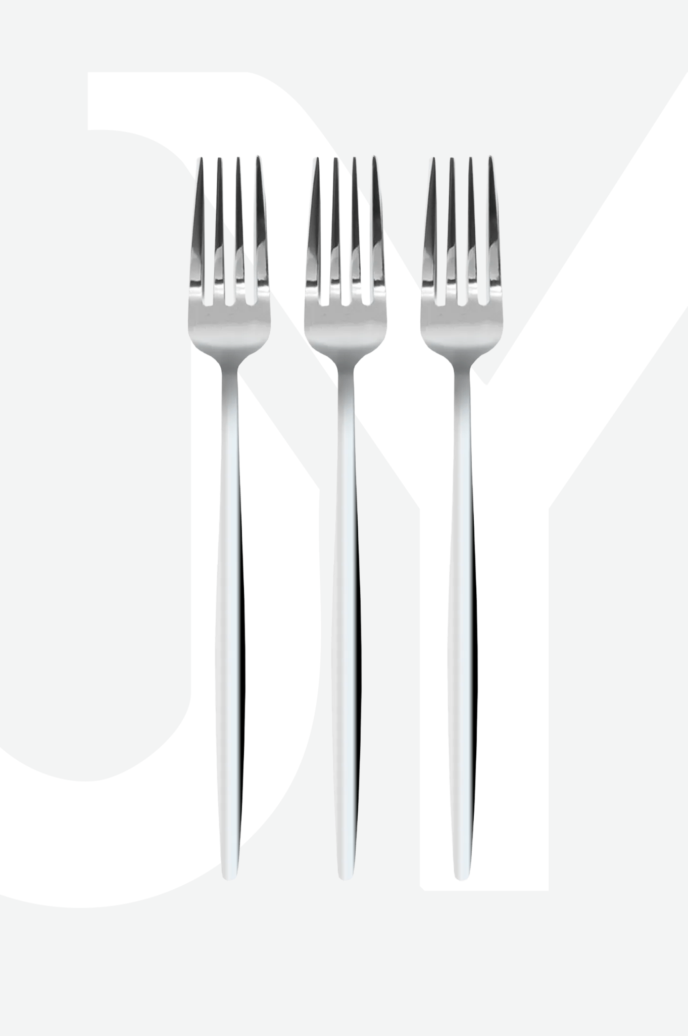 Paris 6'lı Paslanmaz Çelik Tatlı Çatalı - 18/10 Stainless Steel - Justyol