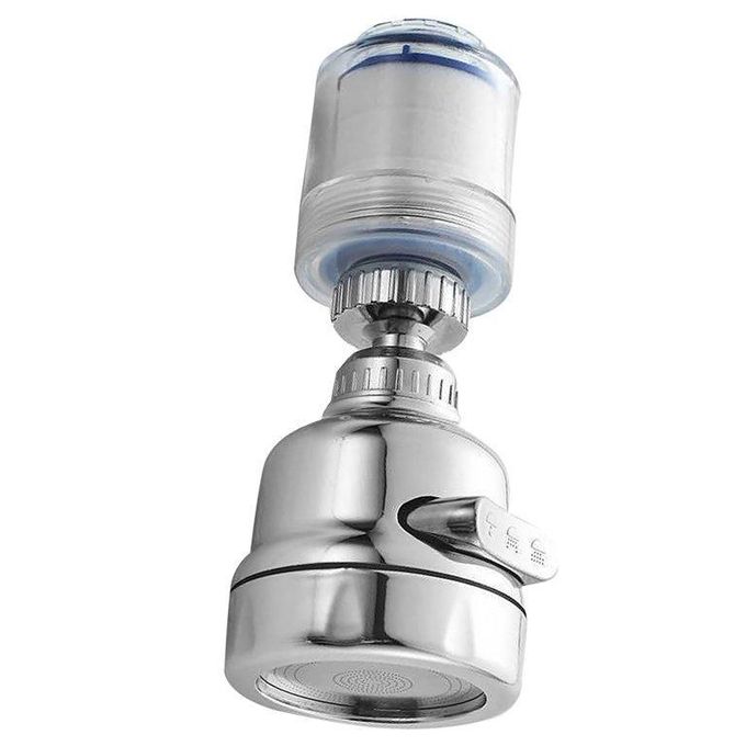 Robinet de cuisine avec filtre anti-calcaire, rotation 360°, sortie d’eau en mousse, 3 modes de jet réglables