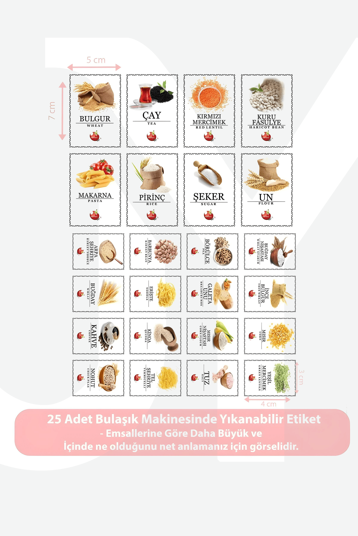 6 Adet Mega Boy 1600 Ml Çizgili Kavanoz Seti - Justyol