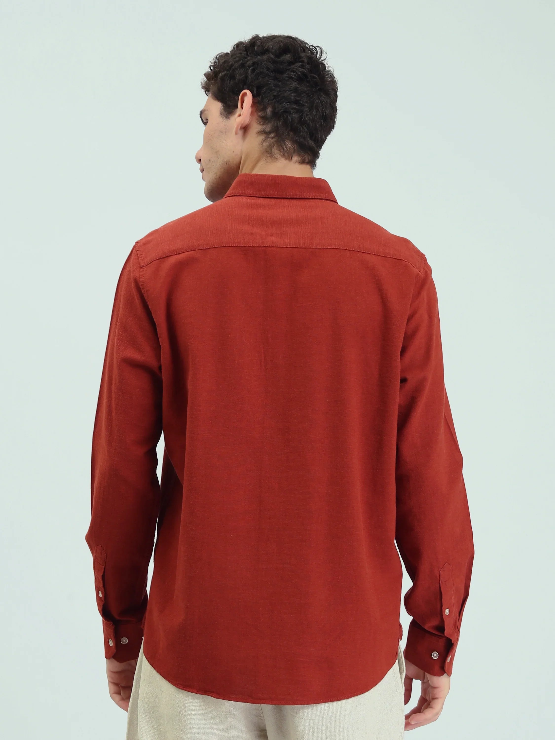 Chemise à manches longues pour homme - Élégance et confort - SHI24SECX19435TM1