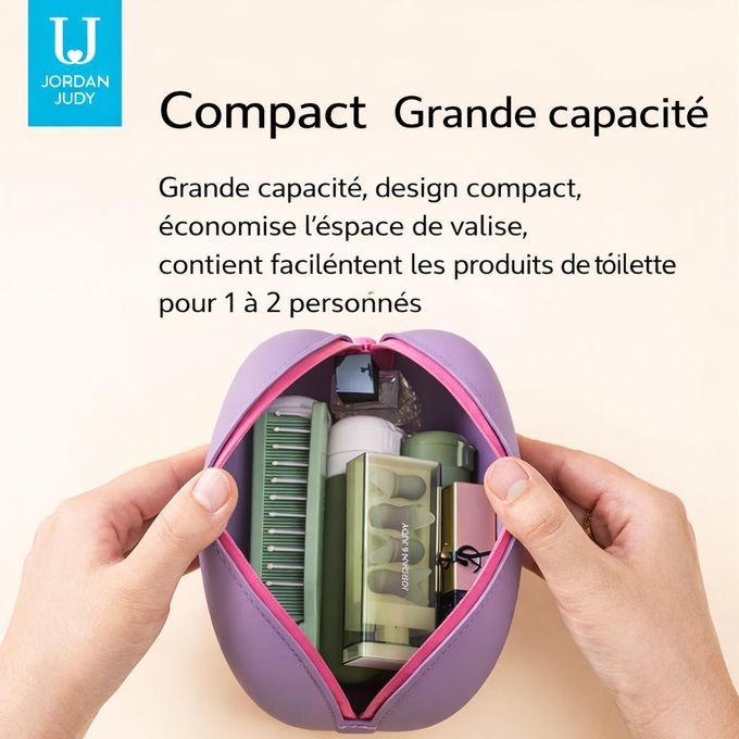 Trousse de Voyage Silicone – Format Compact, Grande Capacité, Idéale Déplacement