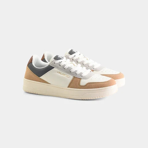 Baskets Homme à Lacets avec Empiècements Contrastés - SHO25GSFL25634TM1