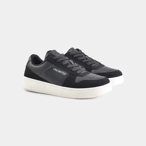 Baskets Homme à Lacets avec Empiècements Contrastés - SHO25GSFL25634TM1