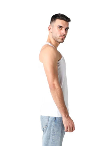 Débardeur Homme Basique à Col Rond – Tank Top - TNK23GCOT--530TM1