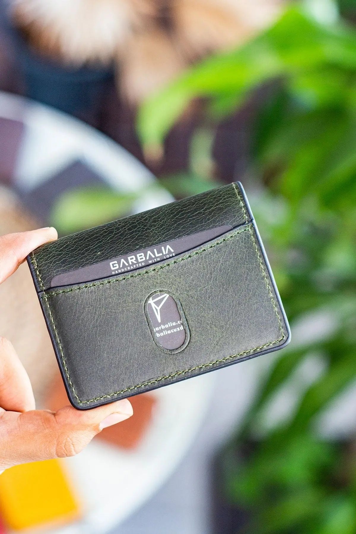 Nahita Hakiki Deri Slim Crazy Taba Kartlık Cüzdan - Justyol