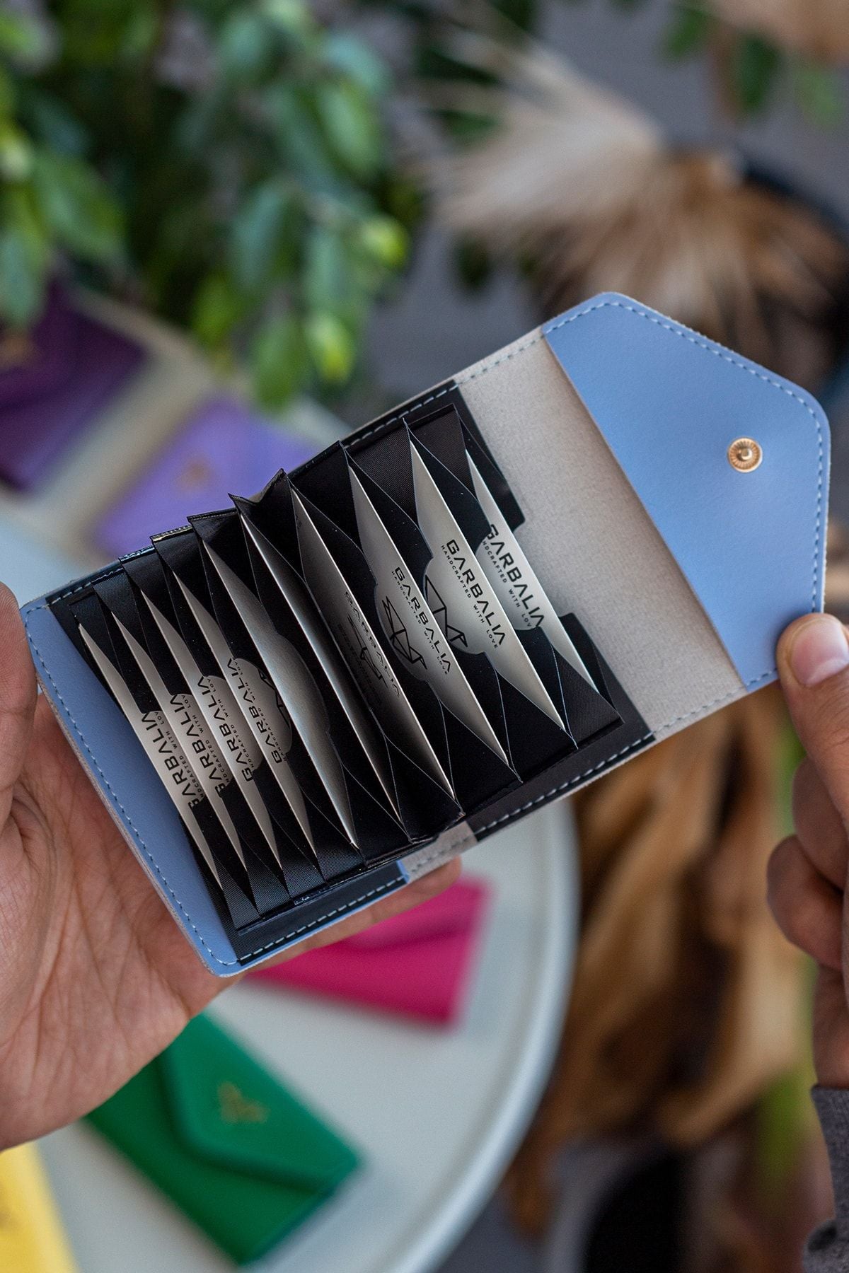 Lviv Vegan Deri Akordiyon Kadın Cüzdan Kartlık - Justyol