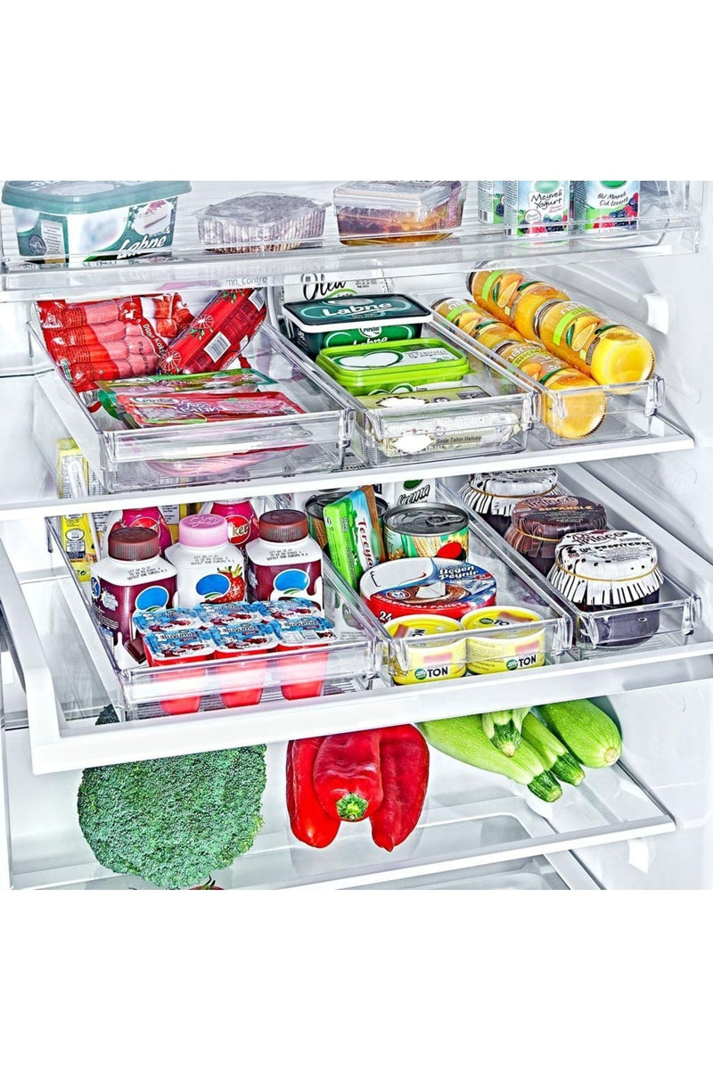 Organisateur Maxi Transparent pour Réfrigérateur & Armoire - 3 Pièces