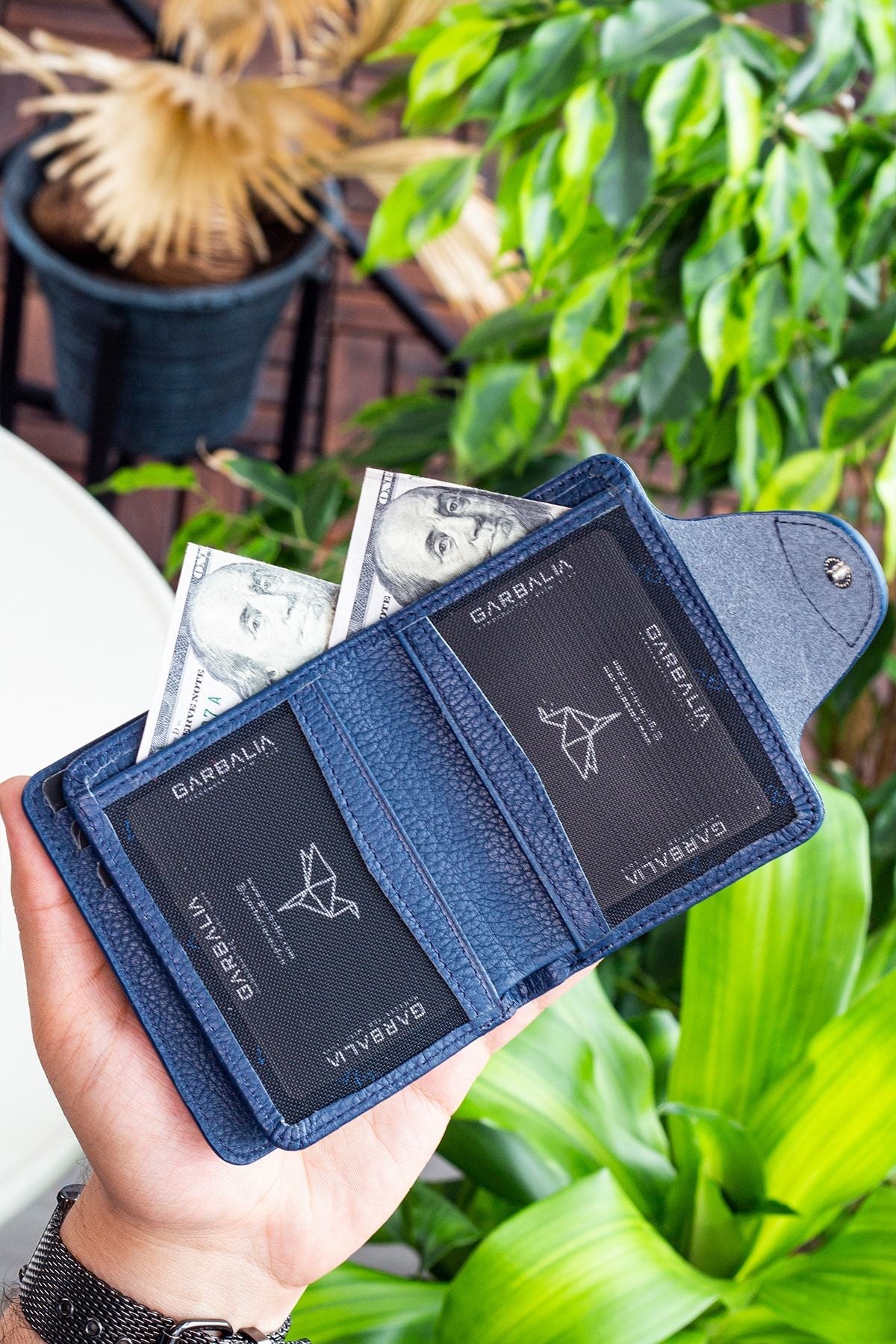 Luzern Hakiki Deri Ek Kartlıklı Mürdüm Unisex Cüzdan - Justyol