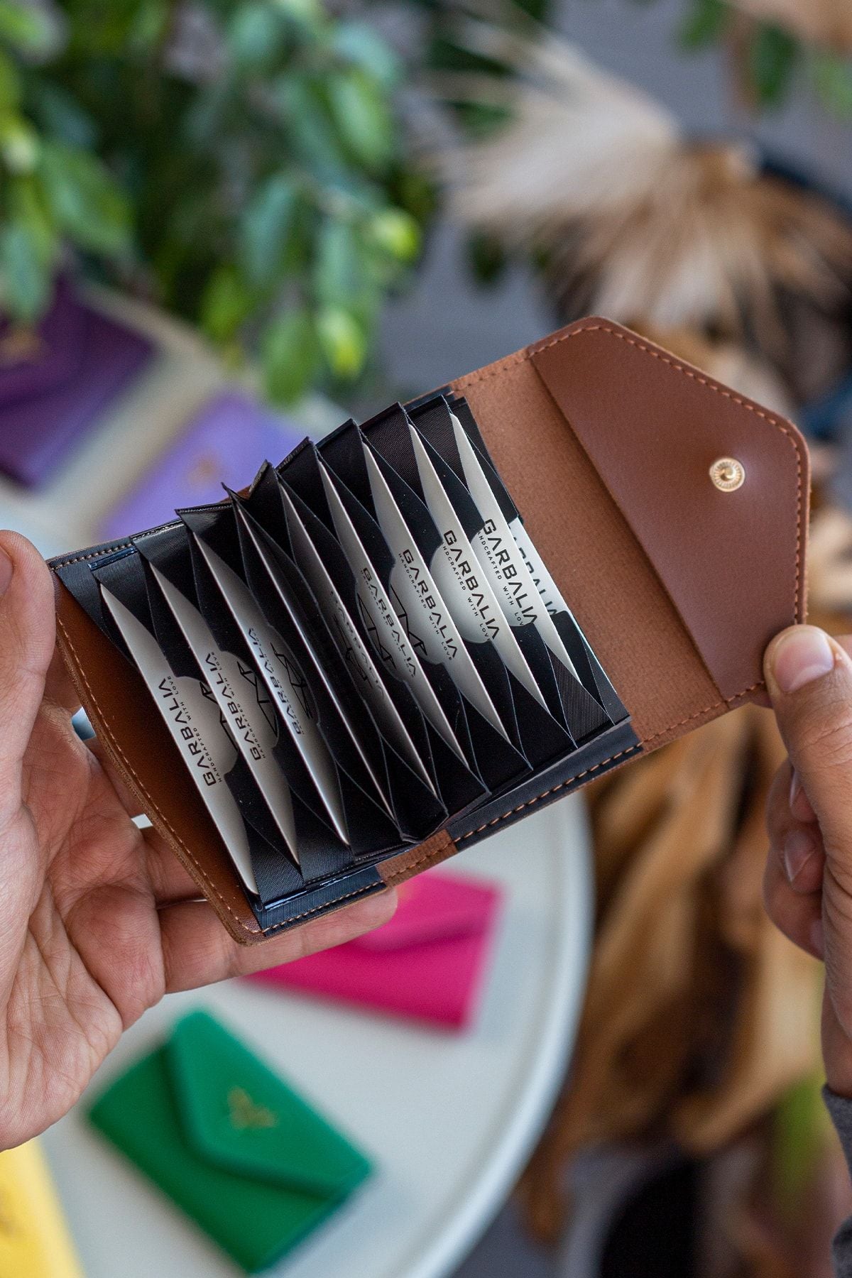 Lviv Vegan Deri Akordiyon Kadın Cüzdan Kartlık - Justyol