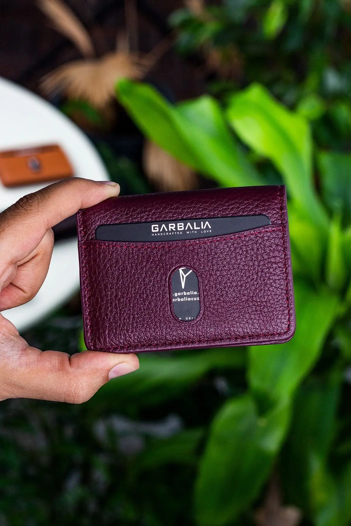 Nahita Hakiki Deri Slim Crazy Taba Kartlık Cüzdan - Justyol