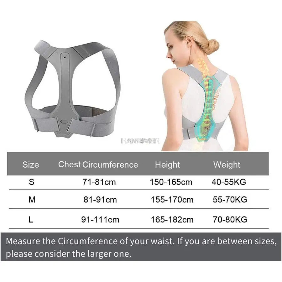 Correcteur de Posture Réglable pour Dos et Épaules