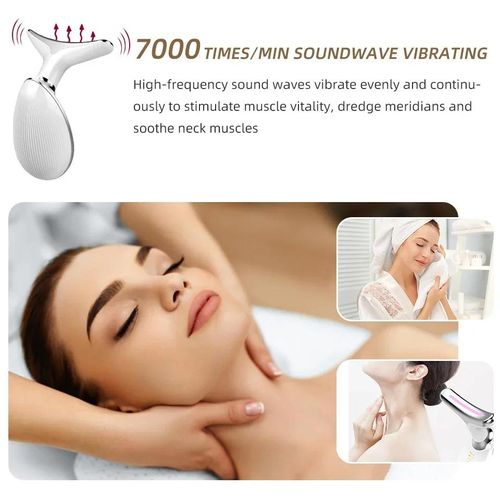 Appareil de Massage Visage et Cou Rechargeable – Soin Beauté