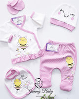 <tc>Ensemble de 5 Bodies Sınger Bee - ROSA</tc>