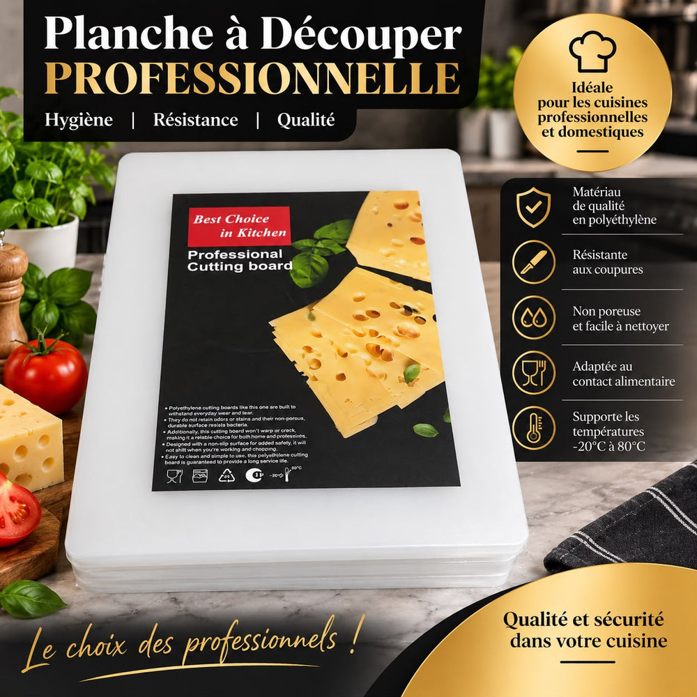 PLANCHE A DECOUPER JAUNE40X30X1