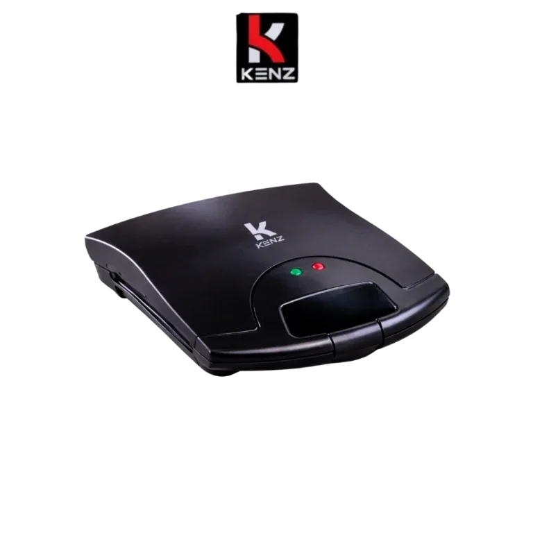 Kenz Grill Panini Multifonction –1400W-Double Face – Noir-VT-3957